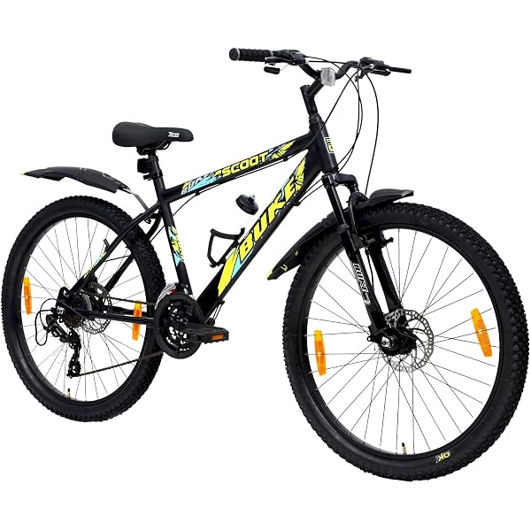 Hercules Dynamite ZX Bicycle 24T Black/Deep Orange : Amazon.in