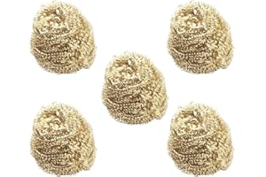 Weller WLACCBS-02 Pulitore per Punta in Spugna di Ottone per Saldatura per la Prevenzione Della Ruggine e L'estensione Della Vita Della Punta, Confezione da 5