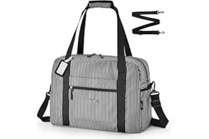 SPAHER Sac de Voyage Pliable Cabine Avion Bagage Cabine 40x30x20 Wizzair Vueling Volotea Sac de Sport Imperméable Sac Weekend Femme Homme Bagage Portable Organisateur de Sac 25L