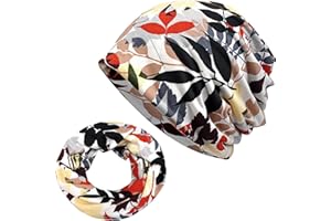 TERYNANLE Beanie Hat for Women, Slouch Beanie Unisex Skull Cap Stylish Beanie Winter Hat, Soft Comfy Headwear Chemo Cap Cozy Sleep Cap for Hair Loss, Multi-use As Beanie Hat, Neck Warmer, Turban, Helmet Liner