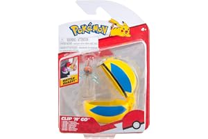 Pokemon - Clip 'n' Go - Rotom + Quick Ball/Toys