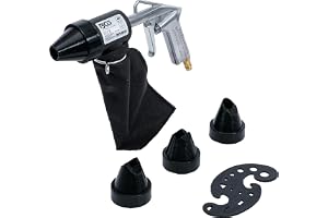 BGS 3243 | Smörjpistol med tryckluft inklusive tillbehör | 4-8 bar | för 6,3 mm (1/4 tum) tryckluftsslangar | luftförbrukning max. 350 l/min