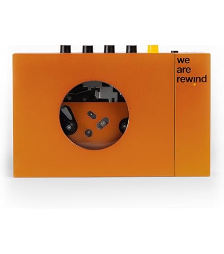 We Are Rewind Blu - Lettore Cassette Portatile Con Bluetooth, Per Chi Ama Il Vintage