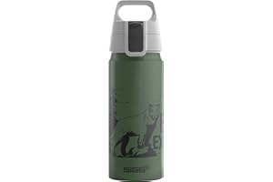 ‎SIGG SIGG - Alu Trinkflasche Kinder - WMB ONE - Made in Switzerland - Für Kohlensäurehaltige Getränke Geeignet - Auslaufsicher - Federleicht - BPA-frei - ClimatePartner Zertifiziert - Sport & Schule - 0,6L
