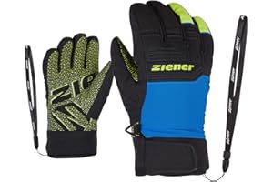 Ziener Dziecięce rękawice narciarskie Lanus As/sporty zimowe, wodoszczelne, oddychające, modne, Primaloft