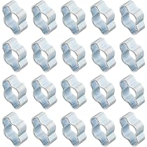 20 Stück Federschlauchschelle Edelstahl 304 – 5,5 Mm Innendurchmesser, Für Schläuche 6,1–6,7 Mm