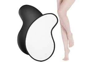 MAUDZLAN Crystal Hair Remover, Nano Crysta Hair Remover, Nano Crystal Painless Exfoliation Hair Removal Tool for Men and Women, Magic Hair Remover Silver, Soft Smooth Silky Skin (Black)