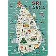 Srilanka Fridge Magnet - Royal Heritage Arts - 3.5 x 2.5 inc, Matte Design with Glossy Finish