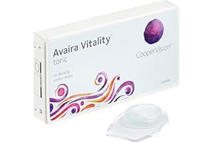 AVAIRA VITALITY Cooper Vision Avaira Toric Monatslinsen weich, 3 Stück / BC 8.5 mm / DIA 14.5 mm / CYL -1.75 / ACHSE 90 / -0.75 Dioptrien