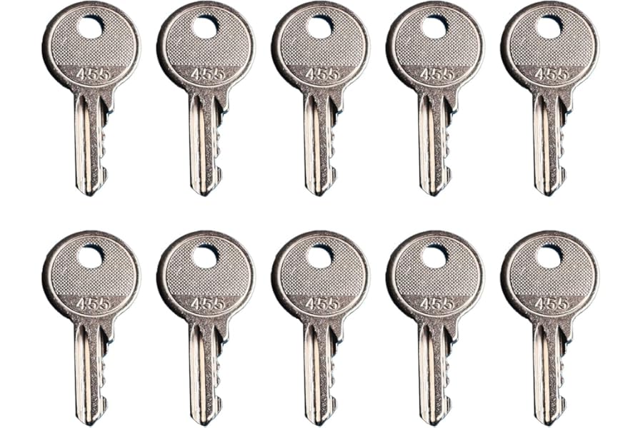 Newyuan 10PCS Compatible with Ronis Boom Lift 455 Ignition Key Compatible with Skyjack KONE Otis Genie Terex Snorkel Vermeer Escalator Scissor Lift