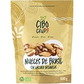 Organic Brazil Nuts - 500 gr. Organic Brazil Nut Contains Selenium Protein Fiber and Minerals. As a Snack or For Recipes. For