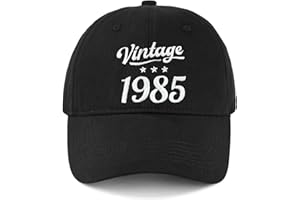TOCTAX Casquette de Baseball Homme Femme - 30/40/50/60/70 ans Cadeau Anniversaire, Fête des Pères, Grand-père - Casquette Coton Léger, Taille Réglable - Idée Cadeau Unisexe - Style Classique et Vintage