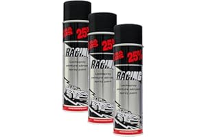 KWASNY SET 3 x Kwasny 288 921 Auto-K Racing Spray Paint Matt Black 500 ml