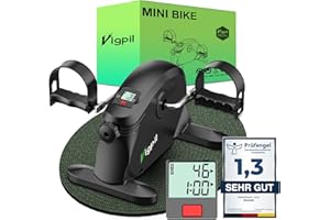 Vigpil Mini Bike Pedaltrainer Set von Wenoker - Mini Heimtrainer Fahrrad Bewegungstrainer für Arm, Bein Muskelaufbau, Leise und Wartungsfrei, Zuhause Ausdauer Fitness