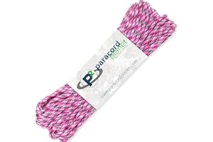PARACORD PLANET 25 Feet Type Iii 550 Paracord Pretty In Pink Camo