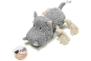 YIFRHYO Hundespielzeug große Hunde Tauziehen plüschtiere für Hunde,hundespielzeug quietschendes Interaktives Kauspielzeug für Große Kleine Mittel