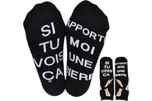 CHEAP4UK Chaussettes Fantaisie Coton Cadeaux Humoristique Pour Homme Femme Rigolote Cadeau Humour Fête Des Pères Chaussettes À La Maison