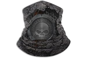 HOIST Harley Davidson Logo Unisex Collo Ghetta Tubo Snood, Passamontagna Copricapo Scaldacollo Scaldacollo, Protezione UV e vento riutilizzabile, Elastica e Traspirante Bandana