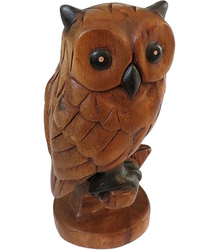 Statuetta Gufo Saggio Con Chiave THUN - Ceramica, 9x9x11.5 Cm, Idea Regalo Elegante