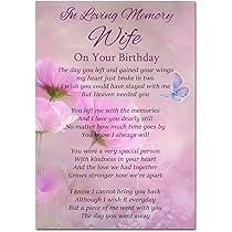 Husband In Heaven Memorial Card Funeral Graveside Poem & Ground Stake - View #5