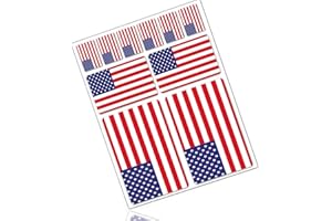 Biomar Labs 10 x PVC Autocollant Voiture Auto Moto Drapeau National Etats Unis USA D 39