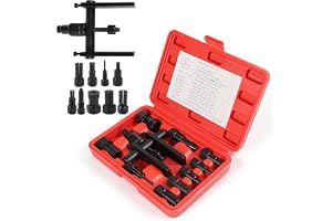 Zevmi motorcykel innerlager avdragare set – 10 delar för 8–25 mm | Justerbar kull- och hjullageravdragare set för motorcykel, bil och cykel med förvaringsfodral