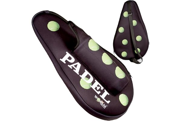 WORLin360 Housse pour raquette de padel, avec poche pour balles, housse pour raquettes de padel, housse thermique de padel, design spécial.