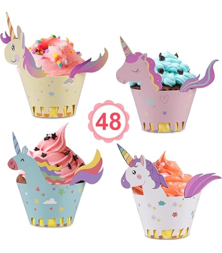 Humairc Eenhoorn taartdecoratie, regenboog, taartdecoratie, Happy Birthday, taarttopper, ballon