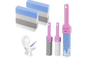 Ksnowqi 9 Pezzi Pietra Pomice per WC con 3 Maniglia, Pietra Pulente Everdrop, Pietra Pomice per la Pulizia del WC, Cleaning Block Wc per Toilette, Piscina, Pulire il Bagno, Servizi Igienici