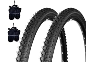 ECOVELO 2 COPERTONI KENDA 26 X 1.95 (50-559) + CAMERE PNEUMATICI NERI TASSELLATI K 800 MOUNTAIN BIKE BICI MTB