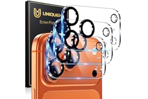 UniqueMe für iPhone 17 Pro Kameraschutz - [Kratzfest, Stabil] Ultra-Klar 9H Härte Kameraschutz für iPhone 17 Pro Kamera Schutz [3 Stück] - HD Transparent