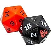 Joy Toy Dungeons & Dragons spargi sale e pepe a forma di dado D20 in ceramica in confezione regalo 17,5x10x9 cm