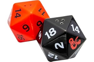 Joy Toy Dungeons & Dragons spargi sale e pepe a forma di dado D20 in ceramica in confezione regalo 17,5x10x9 cm