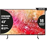 Samsung Smart TV 55" UE55DU7190UXZT, Crystal 4K UHD, 4K Upscaling, Slim Look, DVBT-2, Q-Symphony & OTS Lite, Integrato con Bi