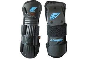 Demon United Demon Snow Flexmeter Wrist Guard - Double Large Black
