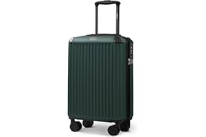 LUGG 20 Inch Sky Rover Carry On Suitcase - Lightweight ABS Hard Shell Cabin Luggage with TSA Lock, 4 Spinner Wheels, Telescopic Handle, Water Resistant Travel Case, EasyJet Overhead Size - 55x35x20cm