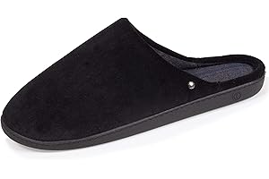 Isotoner Chaussons pantoufles Mules homme ultra confortables et légers, mousse à mémoire de forme, EU,