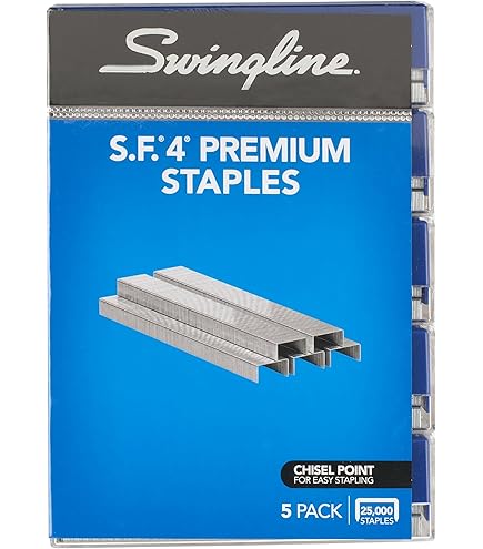 Swingline Agrafes, Grande Capacité, Capacité De 60 Feuilles, Longueur De 0,8 Cm, 210/bande, 5000