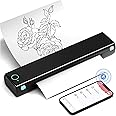 Portable Printers Wireless for Travel, Inkless Thermal Printer, M08F Bluetooth Mobile Printer Support 8.5" X 11" US Letter, Compatible with Android and iOS & Laptop, Home Use/Office/On The Go