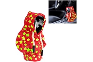 Occzin Leuchtend Schaltknauf Hoodie,Leuchtend Auto Schaltknauf Abdeckung,4.7 Zoll Auto Schalthebel Schutz Deko, Funny Sweater Hoodie für Gearshift,Automotive Interieur Zubehör