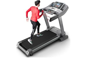 Bluefin Fitness Kick 5.0. Folding Treadmill | 24 km/h + 5.0 HP + 20 Incline Levels | Home Gym Equipment with Bluetooth |10.1’ TFT Screen | Heartrate sensors + Built-in Shock Absorption