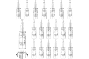 PKCHYE Aiguille Microneedling 24 Pin 20 Pièces Dermapen Needling De Remplacement Dermapen Aiguilles Microneedling Cartouches Pour Micro Needle Gerät Pen Pour Auto Derma Stylo à Micro Aiguille Nadeln