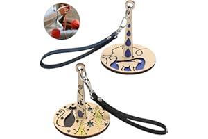 MAIXINNEW 2 Piezas Porta Hilos de Muñeca Portátil, Porta para Bolas de Hilo de Muñeca, Portas Ovillos de Muñeca con Pulsera para Evitar Enredos y Desplazamientos de Hilo