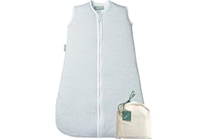 MOLIS & CO molis&co - Saco de dormir para bebé 2.5 TOG - 70 cm (0-6 meses) - Ideal para invierno - 100% algodón (OEKO-TEX 100) - Acolchado, Suave y Cálido - Grey Print