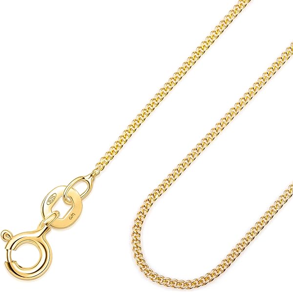 Adramata 925 Sterling Zilveren Kettingen voor Dames 1,2 mm Ketting Sierlijke Lange Vergulde/Zilveren Kettingen voor Dames Heren 925 Zilveren Sieraden Cadeaus 41/51/56/61/66CM