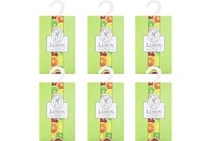 CXAFQ 6 Packs Hanging Scented Sachets Bags, Wardrobe Fresheners, Deodorant Sachet, 6 Different Fragrances, Home Fragrance For Drawer, Clothes, Office, Room, Wardrobes, Cars