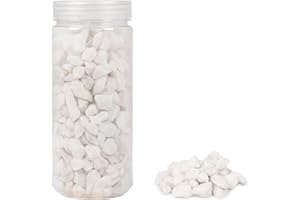 Heku 30336-01: White Decorative Stones, 750 g, in Resealable Tin