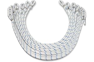 FBS Fahnenschlingen 10 Stück Fahnenführungsringe für Fahnen I Fahnenmasten bis 100 mm Durchmesser I zur Fahnenbefestigung von Flaggen am Fahnenmast