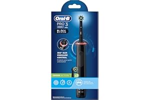 ‎ORAL-B Oral-B Pro 3 3000 8006540759790 Szczoteczka Elektryczna do Zębów, Czarny, 2 Końcówki