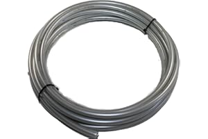 CNCTEC Festo PEN Tuyau pneumatique, 5 m, diamètre : 8 mm, argenté, original Festo PEN-8X1,25-SI (551464) (diamètre 8 mm, argenté)